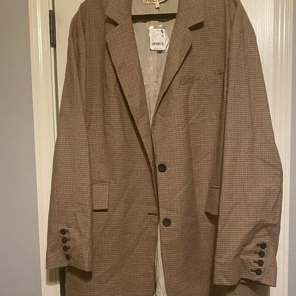 Free People Over-sized Reggie Blazer - Picture 3 of 6